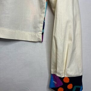 Ozark Mountain Vintage Cotton Patterned Sleeve Shirt